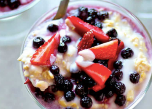 Harina de avena baya de refrigerador  